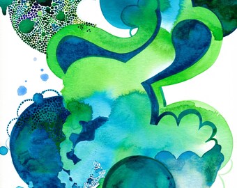 Abstract 32 // (9"x12")