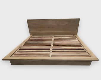 Cama de madera de roble Bexter