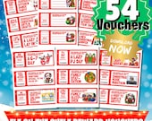 Elf on the Shelf Printable Coupons Last Minute Elf Ideas Kids Reward Voucher Book Christmas Activities