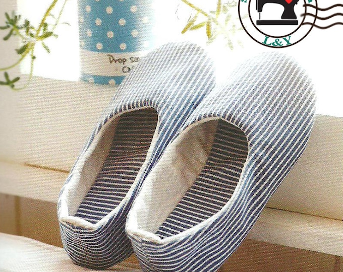 Woman Indoor Shoes/house Slippers no.02 PDF Sewing Pattern - Etsy