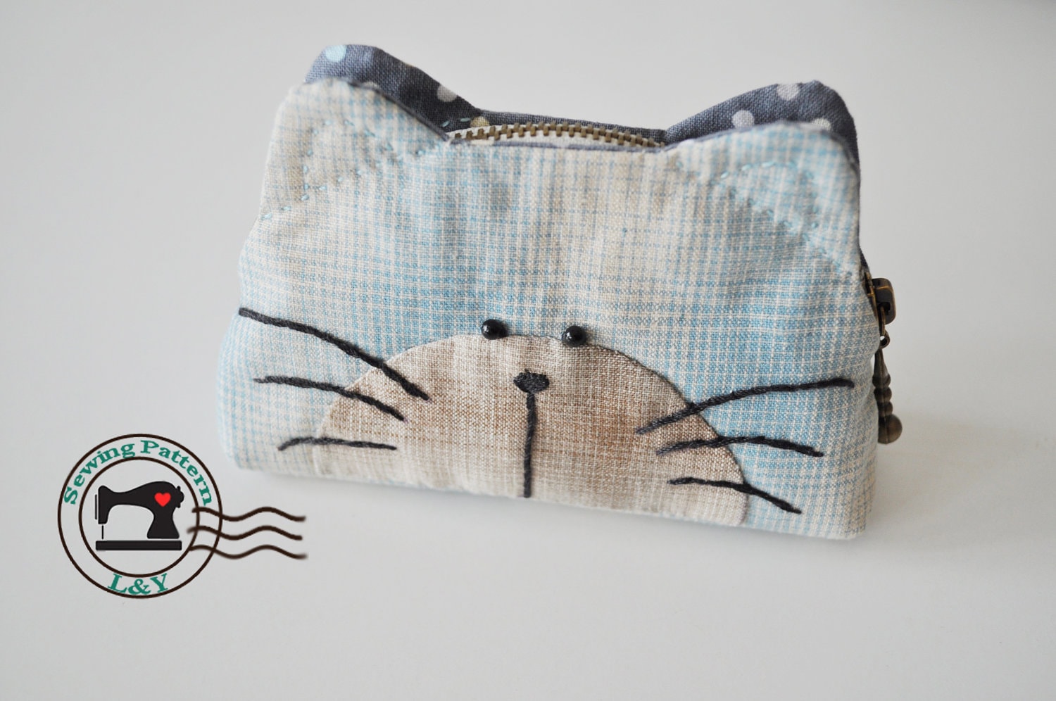 Cat Purse PDF Sewing Pattern Etsy Nederland