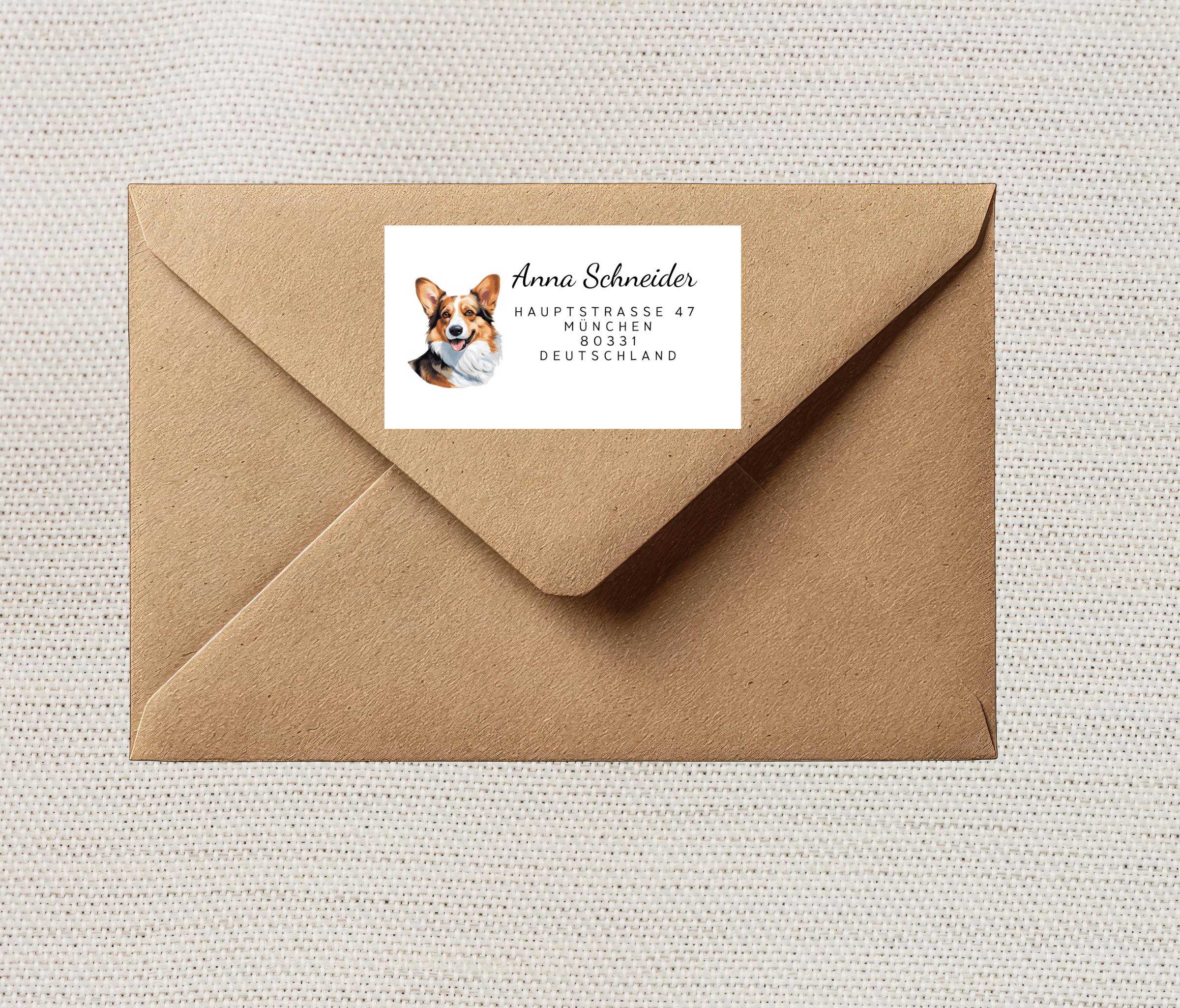 Sticker Label Address Cover Mixed Personalized Address Labels-24 Custom Self Adhesive Stickers ...