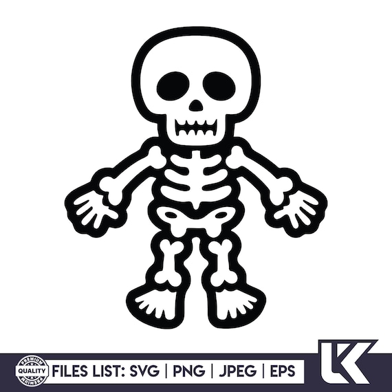 Cartoon Skeleton Svg, Skeleton Svg Png, Halloween Skeleton, Cute Skeleton Svg, Skeleton Clipart, Skeleton Shirt Svg, Skeleton Cut File