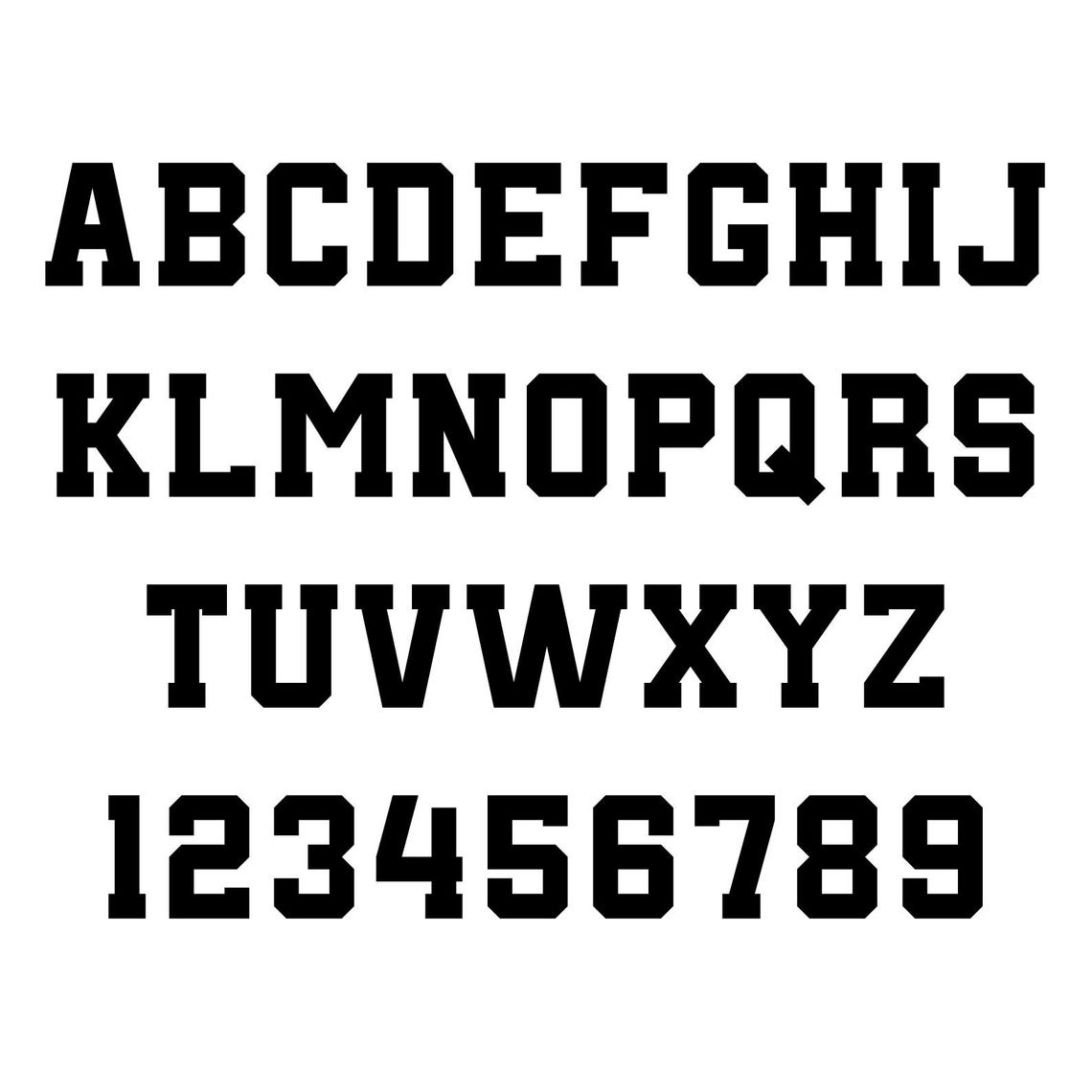 Varsity Font Svg Png | Sports Svg Alphabet | Jersey Font Svg | Varsity ...