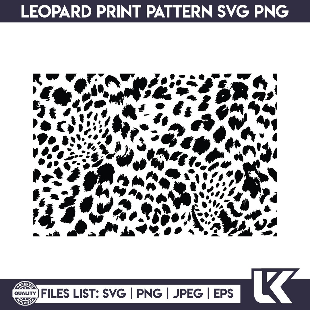 Leopard Print Pattern Svg | Leopard Pattern Svg | Cheetah Print Svg ...