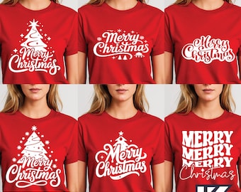 Cut Christmas SVG Bundle, Christmas Shirt Svg, Merry Christmas Svg, Christmas Png, Funny Christmas Svg, Winter Svg, Holiday Png
