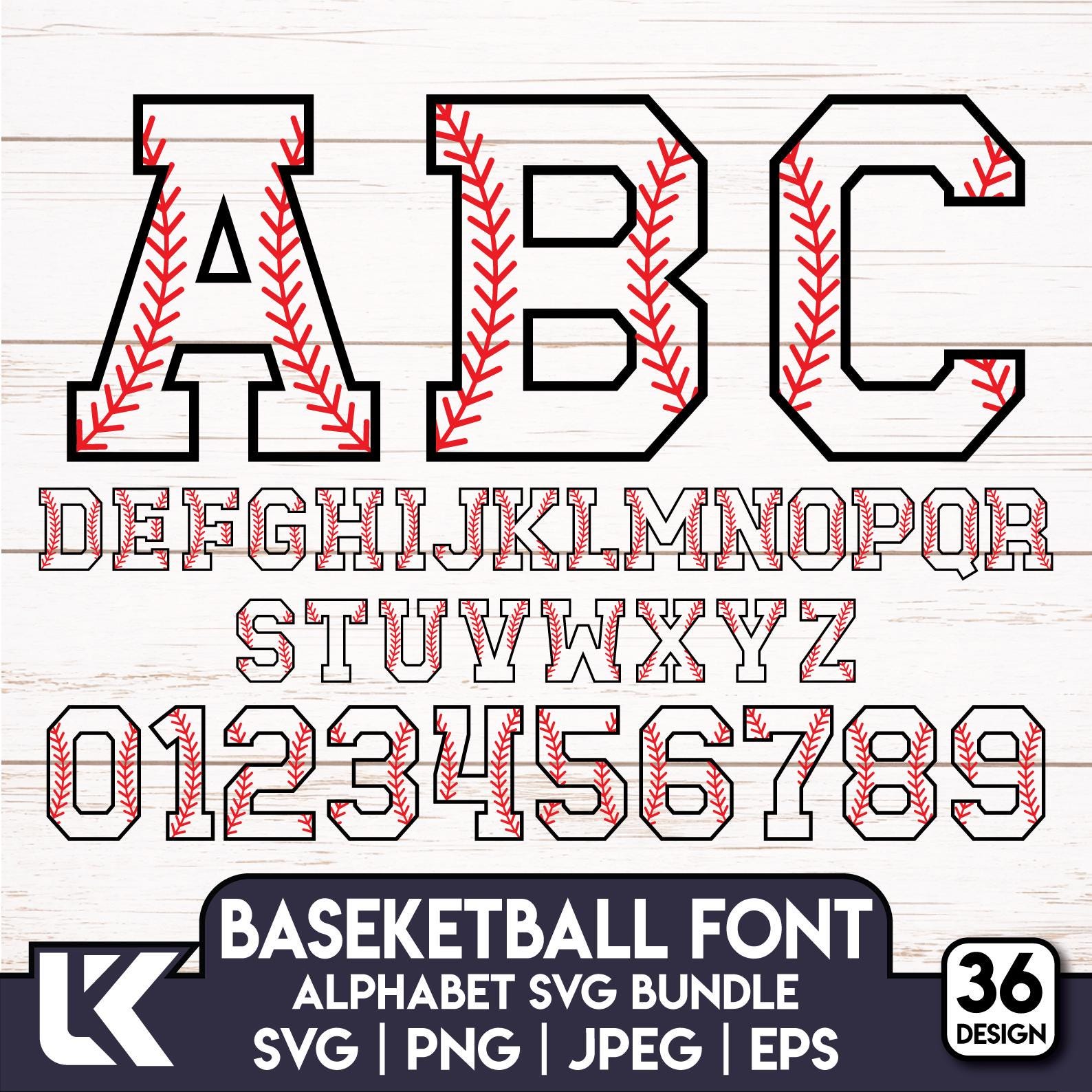 Baseball Font Svg Png | Baseball Team Svg | Baseball Mom Svg | Softball ...