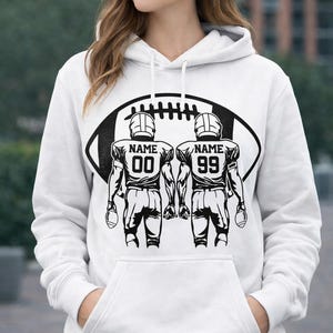 Custom Football player Svg, Football svg, Football player svg, Football mom svg, Football Team Svg, Two Football Players svg Png