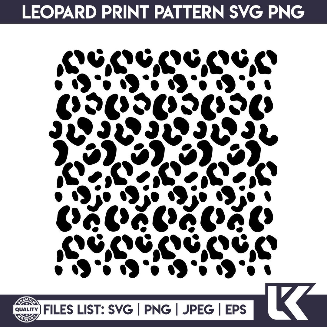 Leopard Svg Pattern Free Leopard Print Pattern Svg | Leopard Pattern Svg | Cheetah Print Svg ...