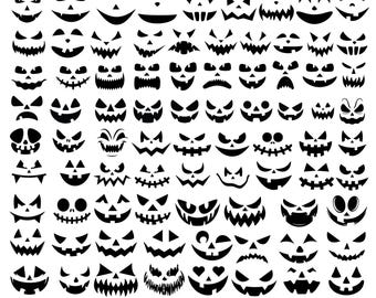 81 Geister Gesicht SVG Bundle, Geister Gesicht PNG, Halloween Kunst, Geist Design, süßes Geister Gesicht Kunst, Halloween Gesichter Kunst, Kürbis Gesicht Kunst
