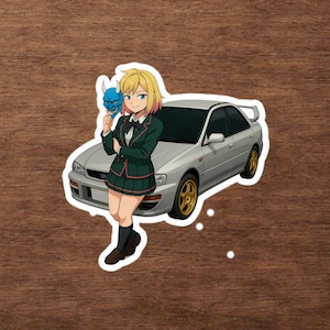 Anime Subaru JDM Aufkleber