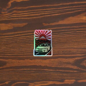 Honda Civic DC5 Holographic Sticker JDM
