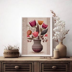 Scandinavian Art Norwegian Floral Art Scandi Botanical Prints Nordic Wall Art Bedroom Prints Living Room Home Decor Norway Bedroom Art Cafe