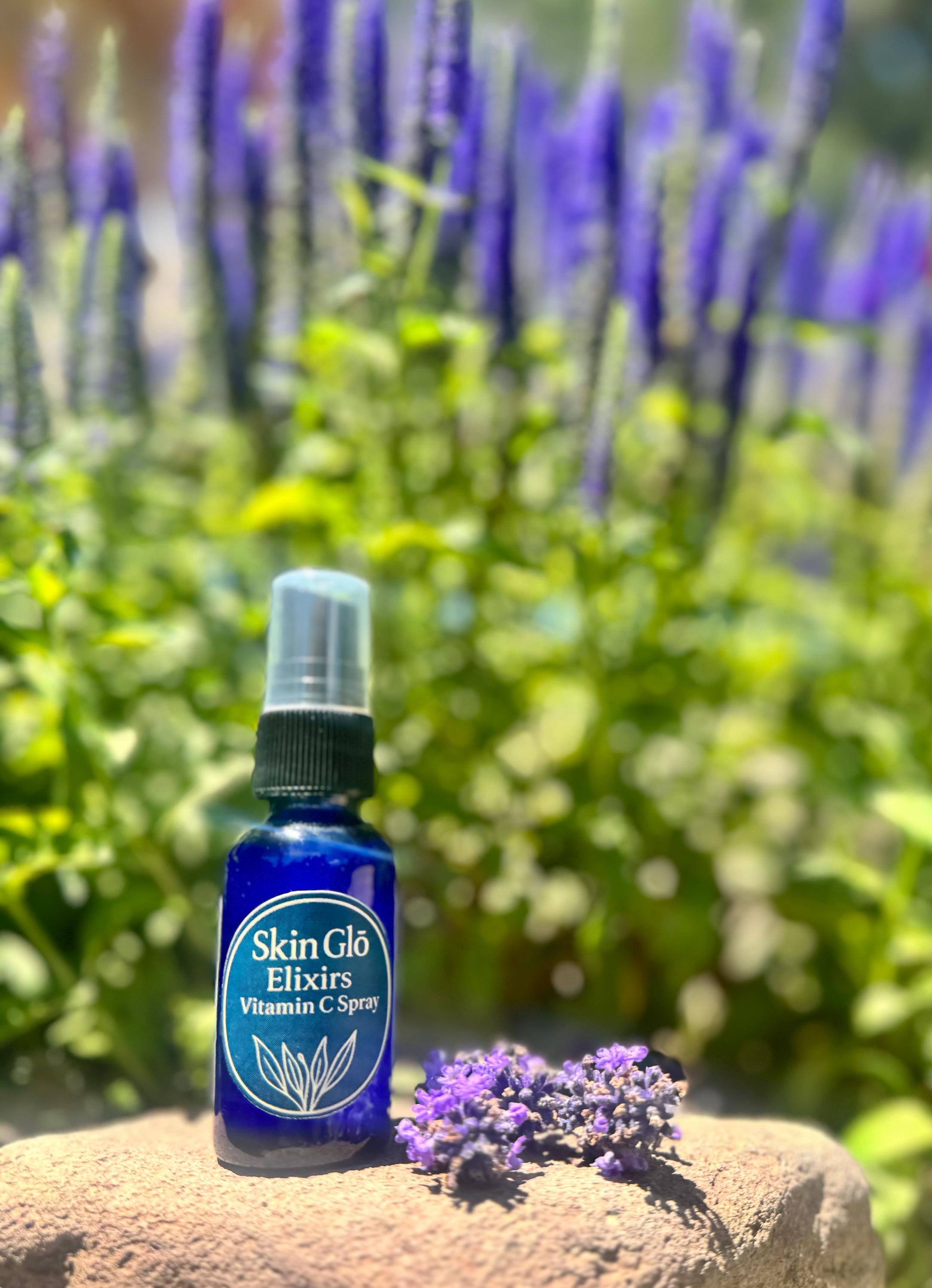 havglo l glutathione and vitamin c spray Skin Glō Elixirs Vitamin C Spray for skin tone correction of redness prone  skin, collagen stimulating, antioxidant rich, light hydration