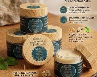 Skin Glō Elixirs Golden Glō Tallow Balm