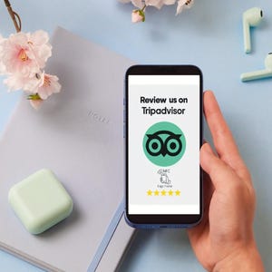 NFC TripAdvisor Kaart – Laat Klanten Direct Je TripAdvisor-profiel Openen | Tap-to-Review Kaart
