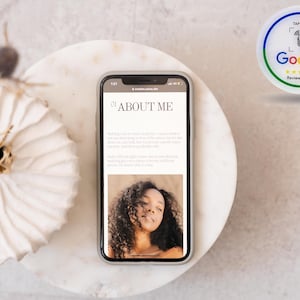 Programmeerbare Google NFC Review-kaart (rond, wit)