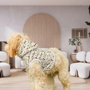Personalized Dog Hoodie – Custom Pet Hoodie for Small & Large Dogs - Cozy Puppy Sweatshirt
