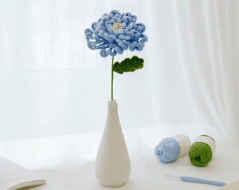 Crochet Dahlia Flower Pattern - Easy Crochet Flower Home Decor, Floral for Bouquet Gift