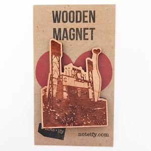 San Francisco Giants Ballpark Wooden Magnet
