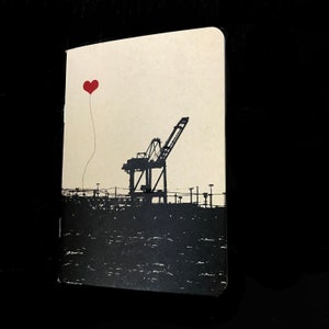Oakland Shipping Crane Pocket Notebook - Free Shipping
