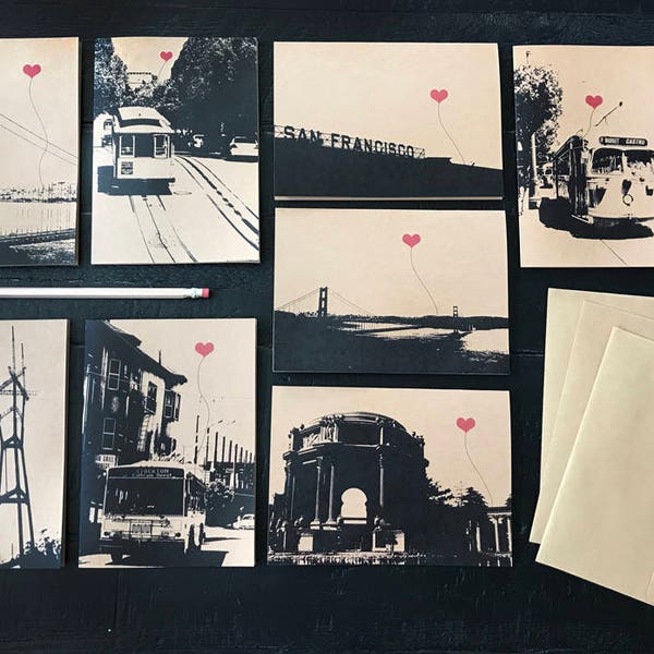 San Francisco Lover's Boxed Note Card Set