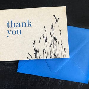 Thank You with Wheat note card set image 5