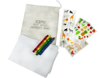 Kid's Itty Bitty Activity Bag for Wedding Welcome Bag or Favor