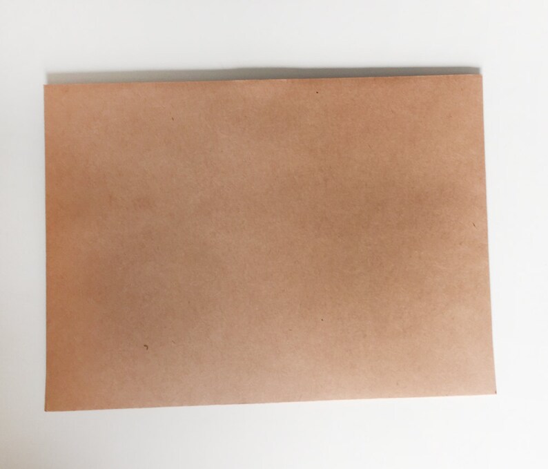 May include: A plain brown sheet of paper.