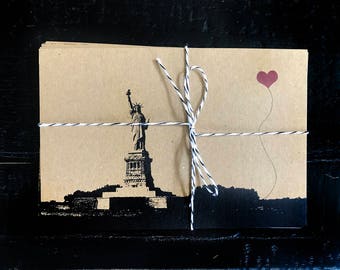 NYC Lover's assorted set of 8 postcards