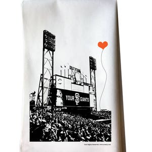 San Francisco Giants Ballpark tea towel