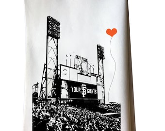 San Francisco Giants Ballpark tea towel