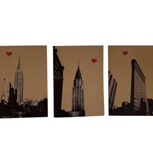 Coffret assorti de 8 cartes vierges NYC Lover's image 4