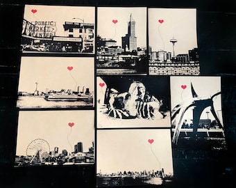 Seattle Washington Lover's Boxed Note Card Set