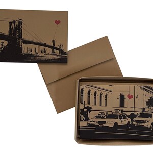 Coffret assorti de 8 cartes vierges NYC Lover's image 3