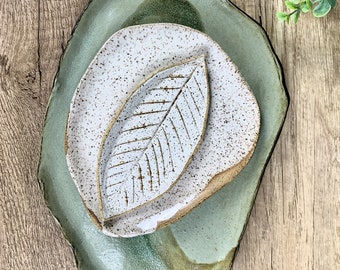 Keramik Platten - Organisch Geformt - Handgemachte Keramik - Käse und Cracker Servierplatte