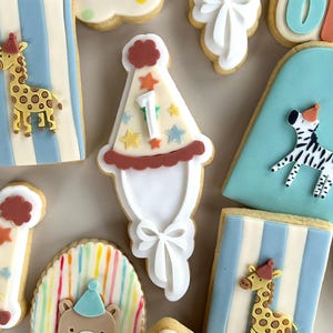 Party Hat With Stars Cookie Cutter & Fondant Press / Debosser