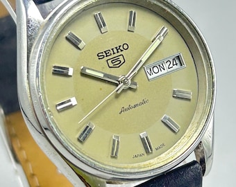 腕時計 Seiko Automatic 23 Jewels ORIGINAL SEIKO 5 Automatic 23 Jewels Day Date Japanese Wrist