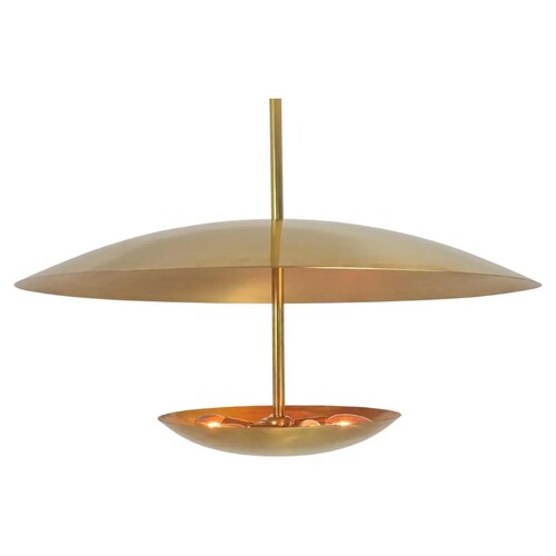 ミッドセンチュリー 24灯 真鍮製シーリングシャンデリア イタリア製