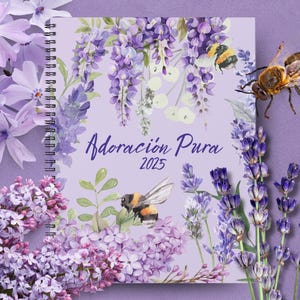 Adoracion Pura Libreta Morado