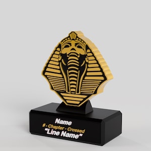 Estatua de la Fraternidad Alpha Phi Alpha: Decoración griega impresa en 3D, personalizable