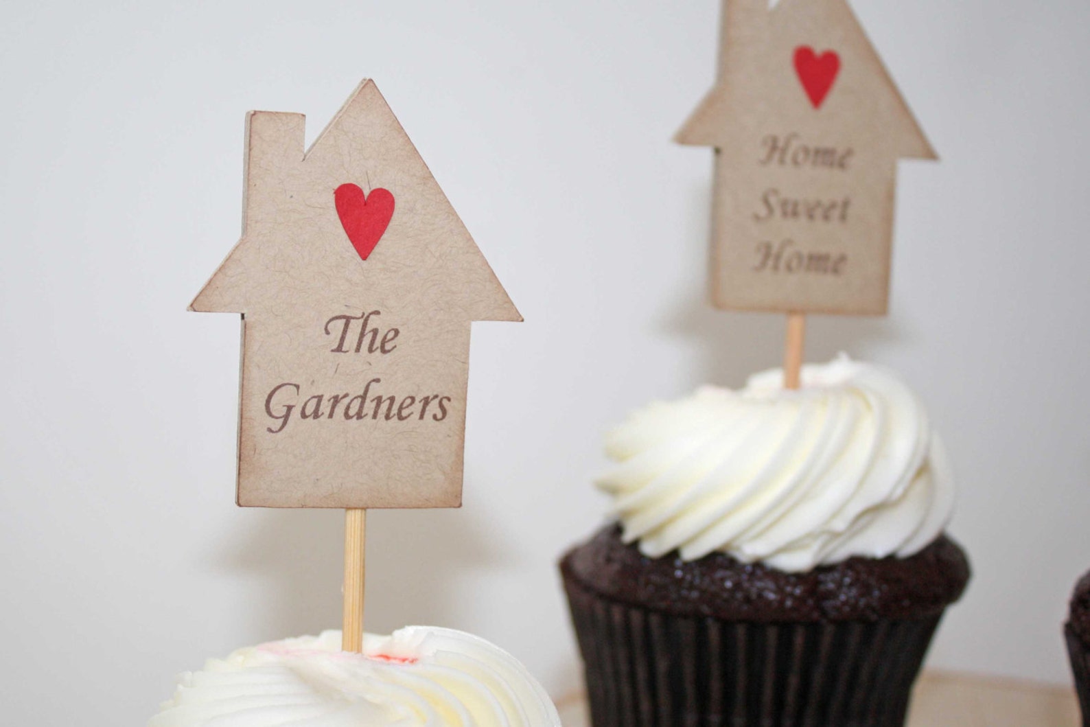 Housewarming cupcake toppers housewarming party cake picks Etsy