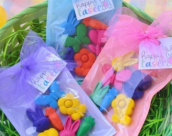 Kids Easter Gift | Handmade Easter Crayons Gift Set | Easter Basket Stuffer | Easter Gifts | Party Favors |Non-Candy Easter Treat