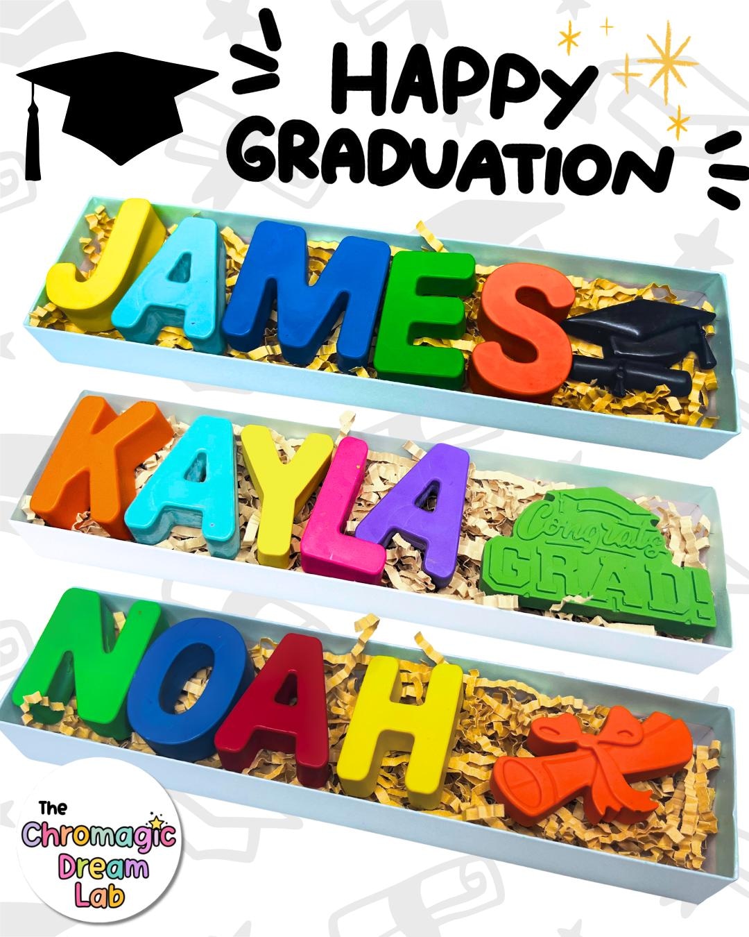 Personalized Crayon Graduation Gift | Pre-k Graduation | Kindergarten ...