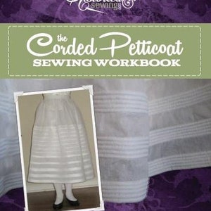 PDF Sewing Pattern 1830s 1860s Corded Petticoat for 18 Inch Dolls