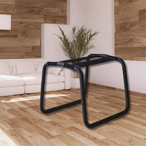 Adjustable Bounce Support Stool – Foldable Positioning Bench with Stretch Panels for Private Comfort and Home Relaxation (Black)