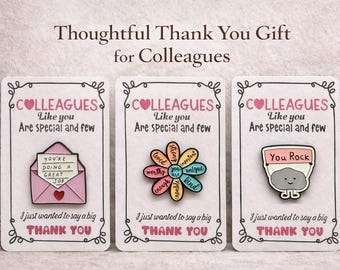 Colleague Thank You Gift | Pocket Hug Pin Card