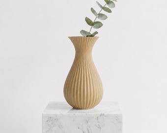 Vase-Aurelia-Modern vase made of PLA-minimalist decorative vase-NOT waterproof, for dried flowers or as a decorative vase-modern interior design