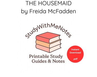 The Housemaid Study Guide | Book Club Notes (PDF Download)