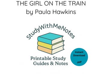 The Girl on the Train Study Guide | Book Club Notes (PDF Download)